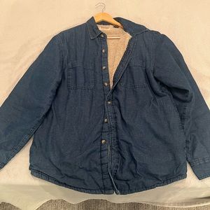 Wrangler Jean Sherpa Overshirt - Medium